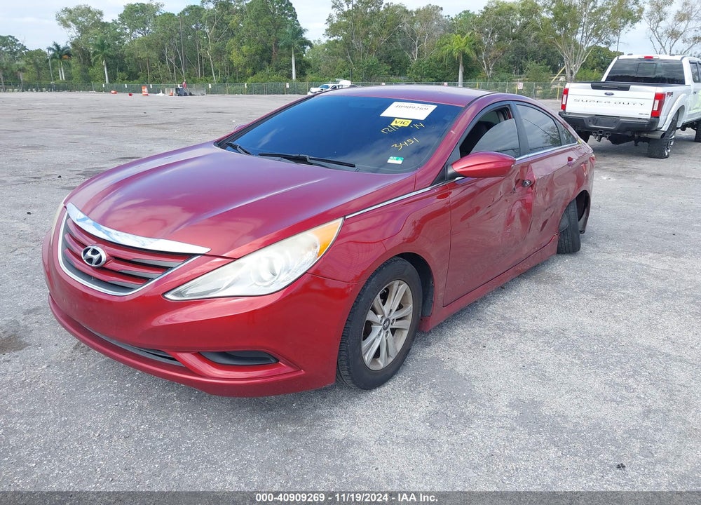 2014 HYUNDAI SONATA GLS VIN: 5NPEB4AC9EH873451