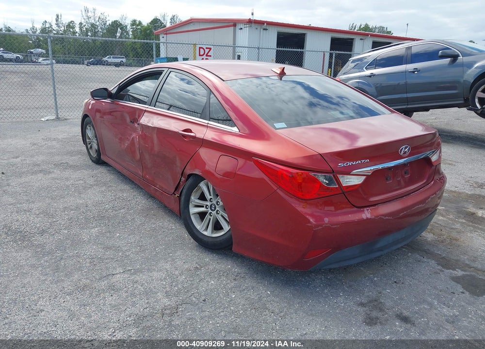 2014 HYUNDAI SONATA GLS VIN: 5NPEB4AC9EH873451