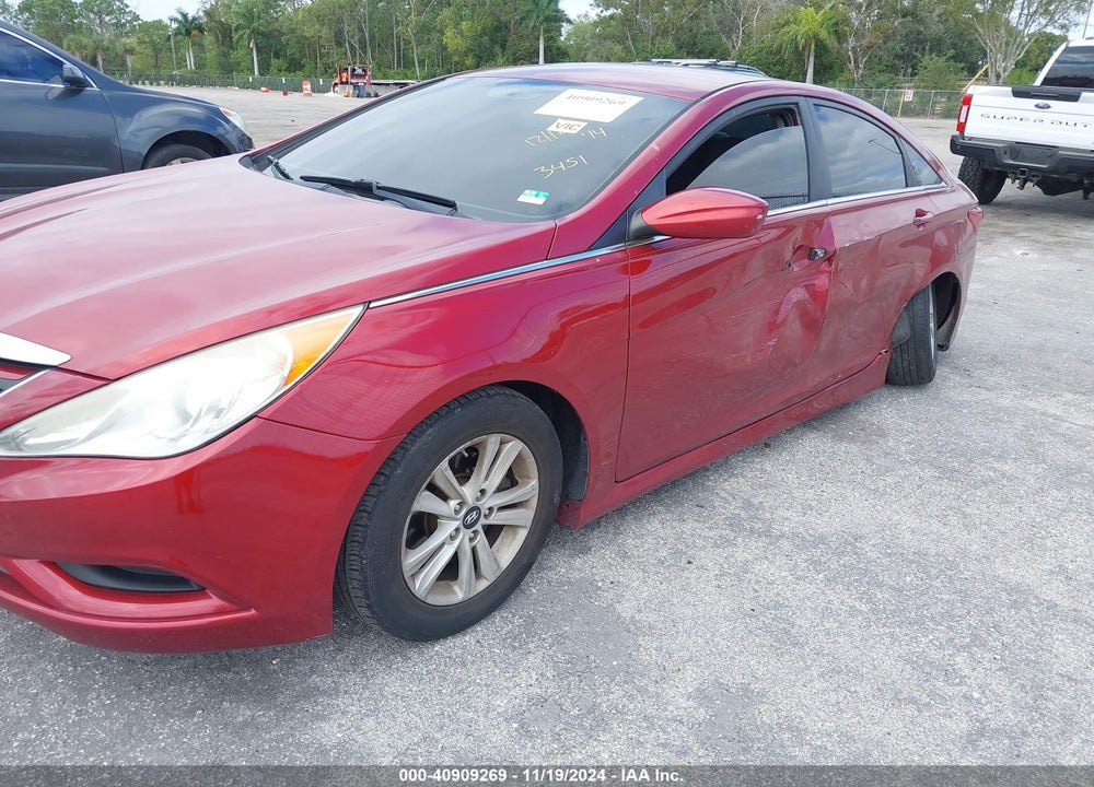 2014 HYUNDAI SONATA GLS VIN: 5NPEB4AC9EH873451