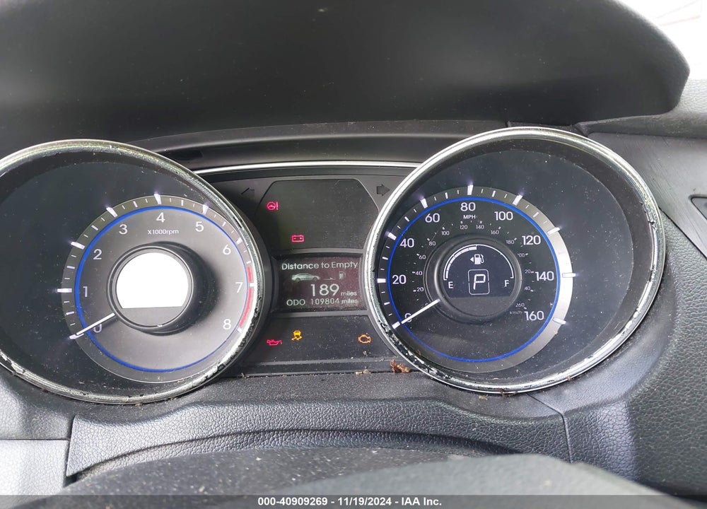 2014 HYUNDAI SONATA GLS VIN: 5NPEB4AC9EH873451
