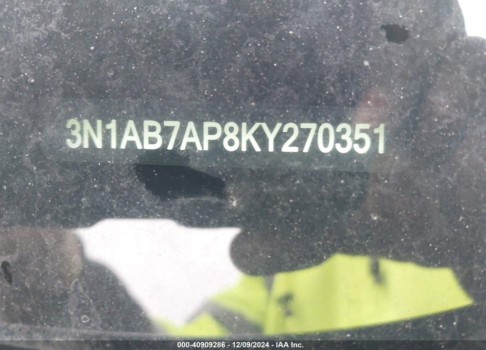 2019 NISSAN SENTRA VIN: 3N1AB7AP8KY270351