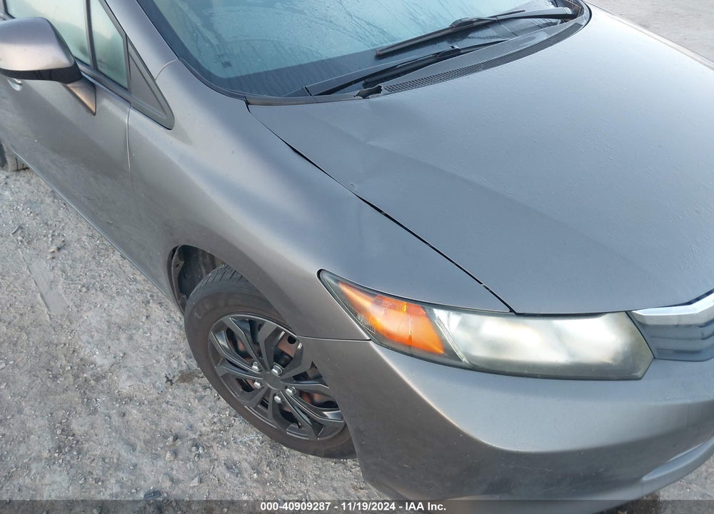 2012 HONDA CIVIC LX VIN: 19XFB2F51CE341888