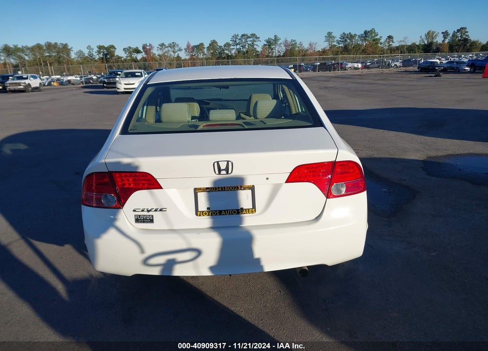 2007 HONDA CIVIC LX VIN: 1HGFA16517L028108