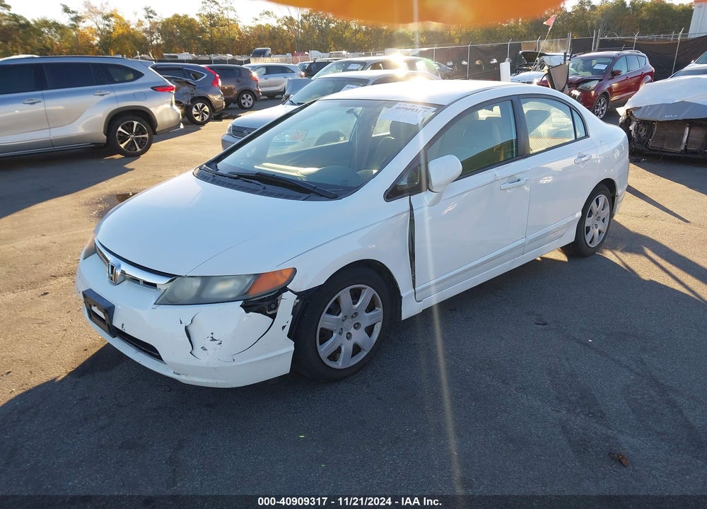 2007 HONDA CIVIC LX VIN: 1HGFA16517L028108
