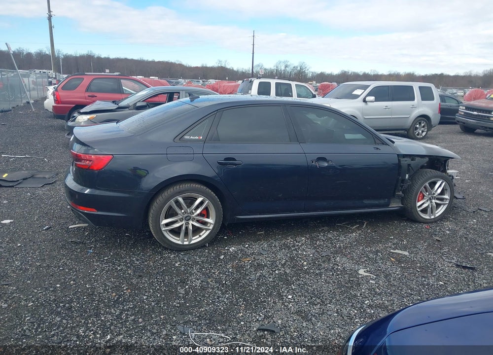2017 AUDI A4 2.0T SEASON OF  PREMIUM VIN: WAUDNAF45HN049600