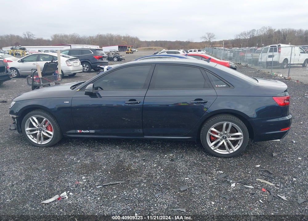 2017 AUDI A4 2.0T SEASON OF  PREMIUM VIN: WAUDNAF45HN049600