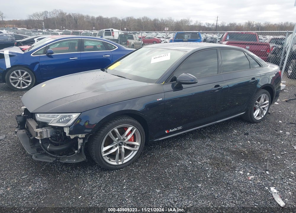2017 AUDI A4 2.0T SEASON OF  PREMIUM VIN: WAUDNAF45HN049600
