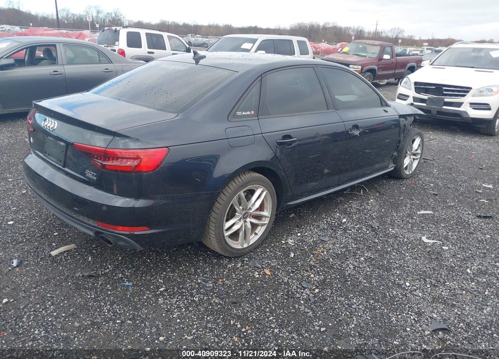 2017 AUDI A4 2.0T SEASON OF  PREMIUM VIN: WAUDNAF45HN049600