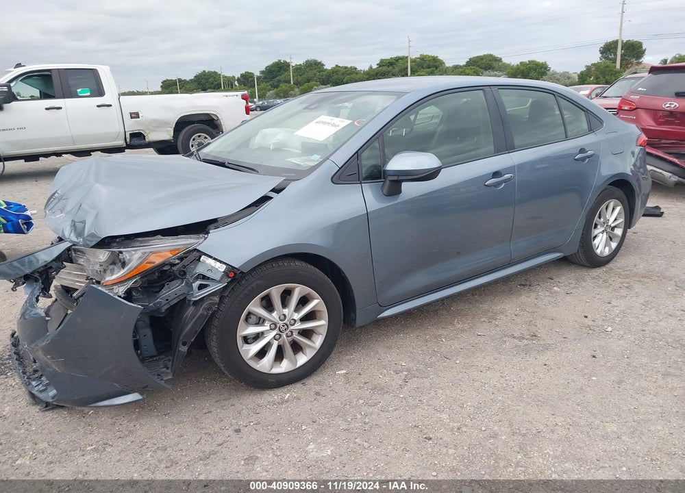 2022 TOYOTA COROLLA LE VIN: JTDVPMAE6NJ222000
