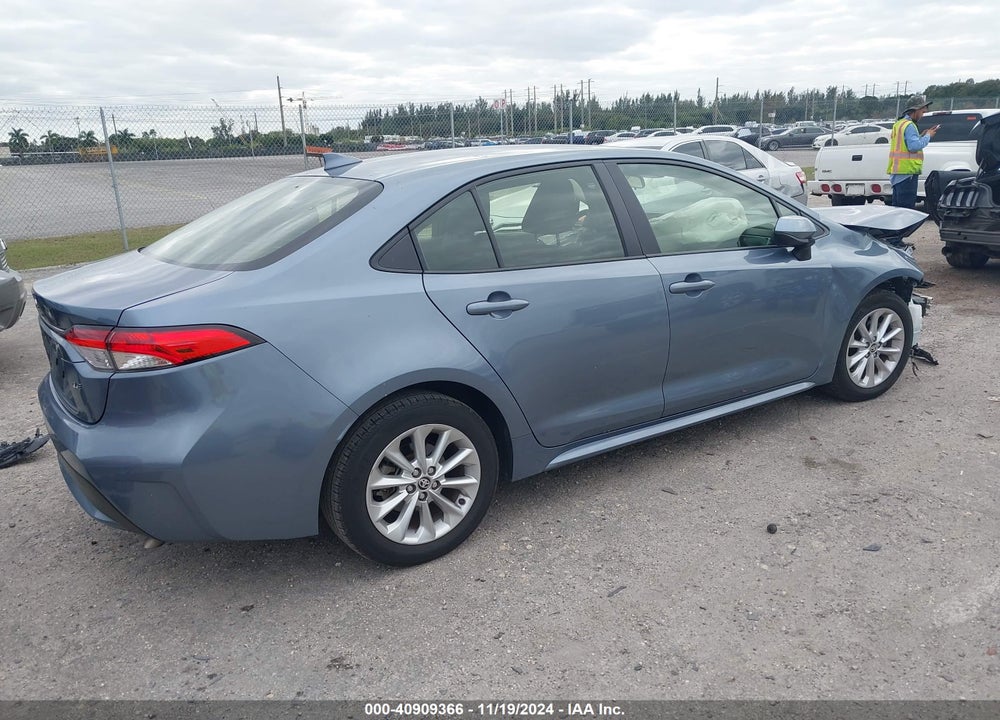 2022 TOYOTA COROLLA LE VIN: JTDVPMAE6NJ222000