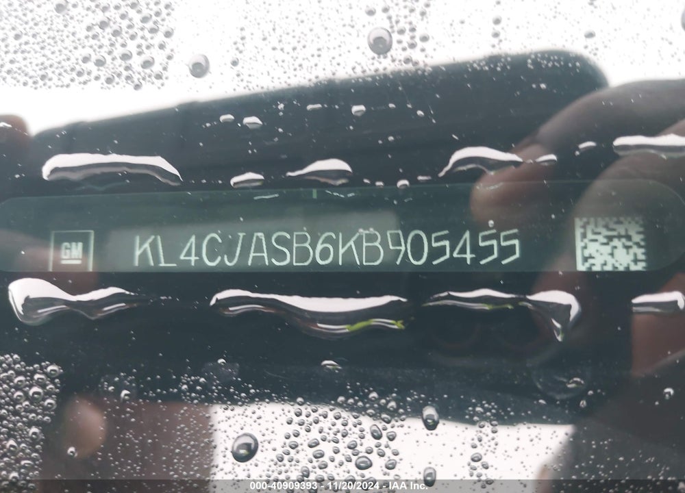 2019 BUICK ENCORE FWD PREFERRED VIN: KL4CJASB6KB905455