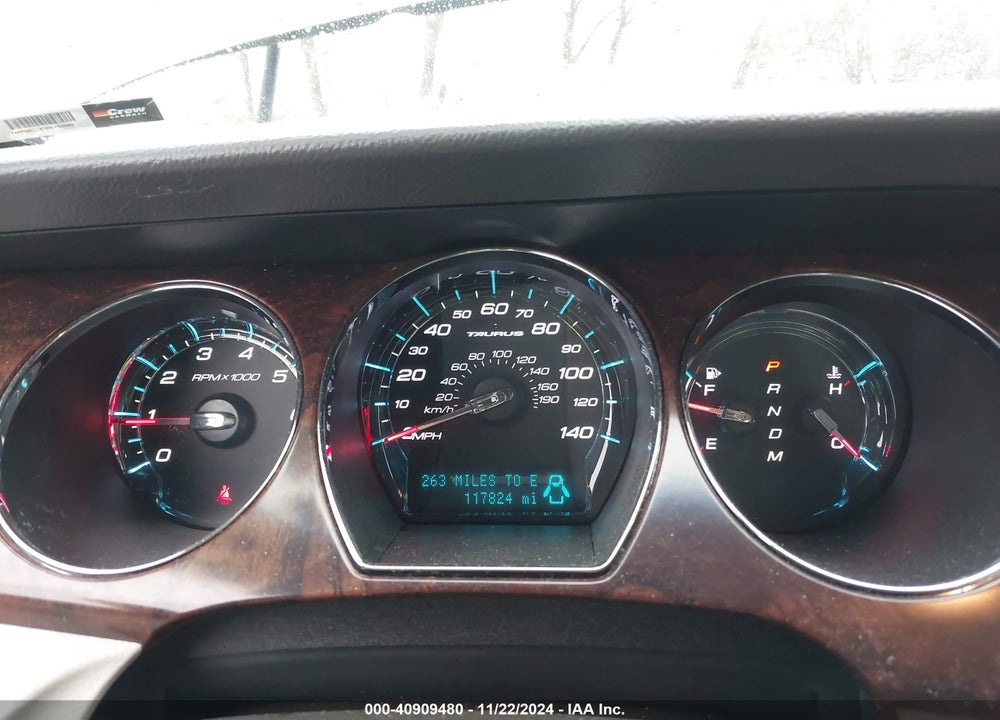 2012 FORD TAURUS LIMITED VIN: 1FAHP2FW5CG123770