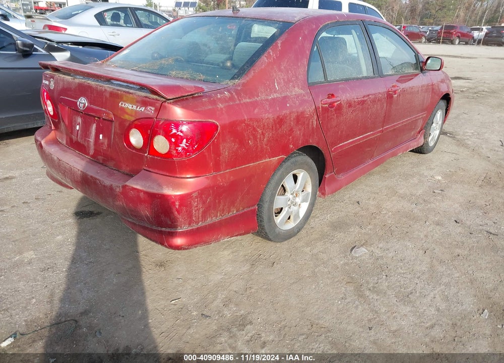 2006 TOYOTA COROLLA S VIN: 2T1BR32EX6C614710