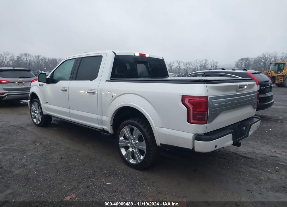 2016 FORD F-150 LIMITED VIN: 1FTEW1EG1GFD37249