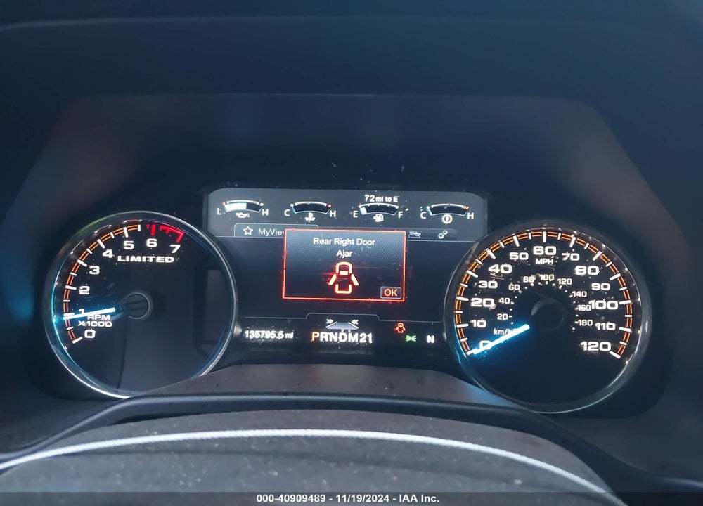 2016 FORD F-150 LIMITED VIN: 1FTEW1EG1GFD37249