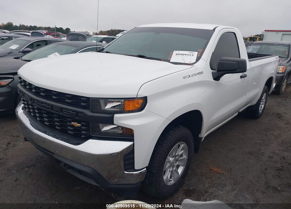 2020 CHEVROLET SILVERADO 1500 4WD LONG BED WT VIN: 3GCNYAEFXLG168729