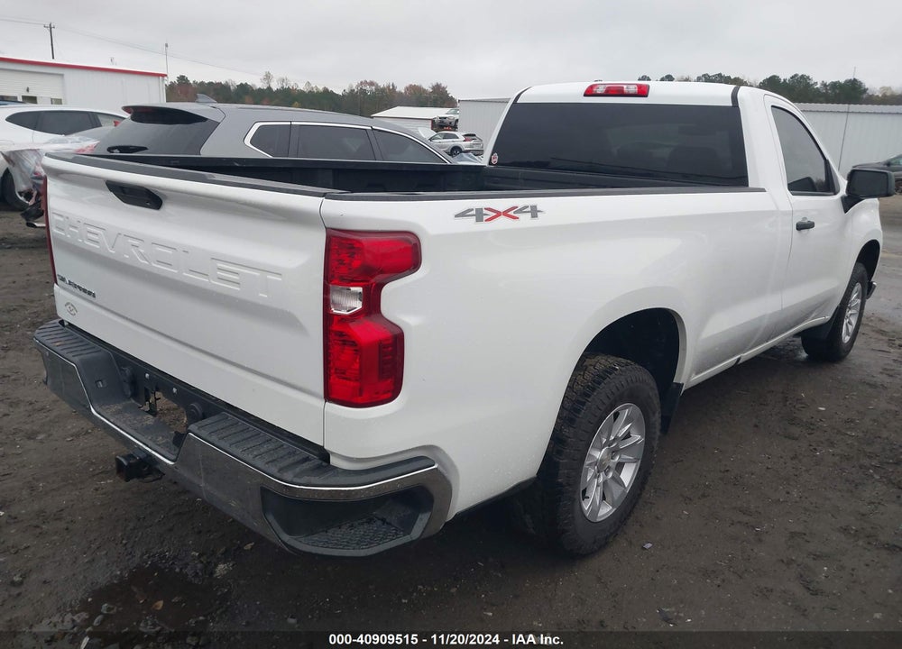 2020 CHEVROLET SILVERADO 1500 4WD LONG BED WT VIN: 3GCNYAEFXLG168729