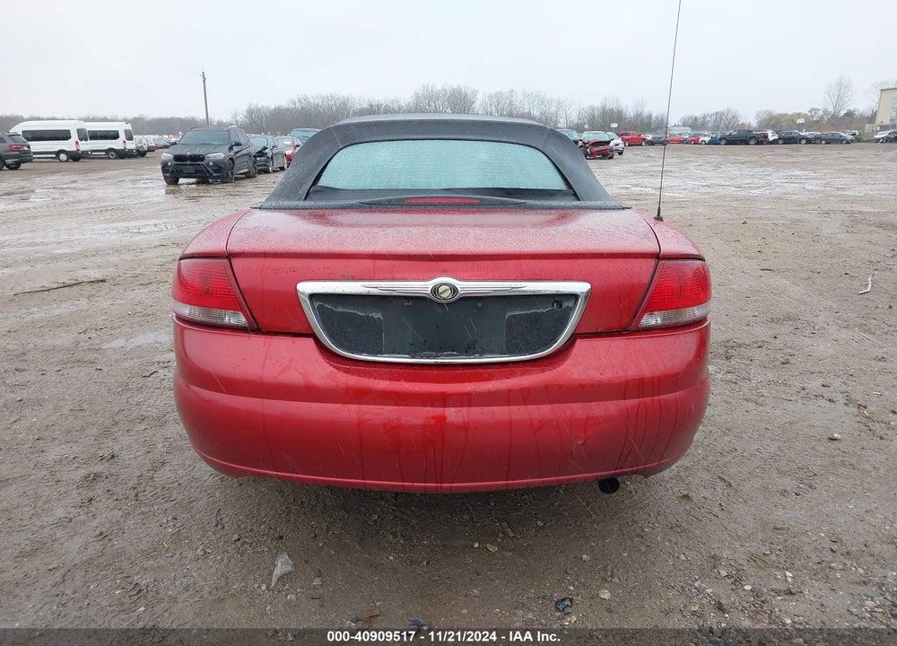 2006 CHRYSLER SEBRING VIN: 1C3EL45X26N249619
