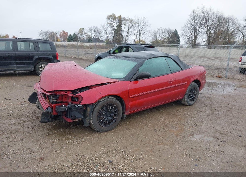 2006 CHRYSLER SEBRING VIN: 1C3EL45X26N249619