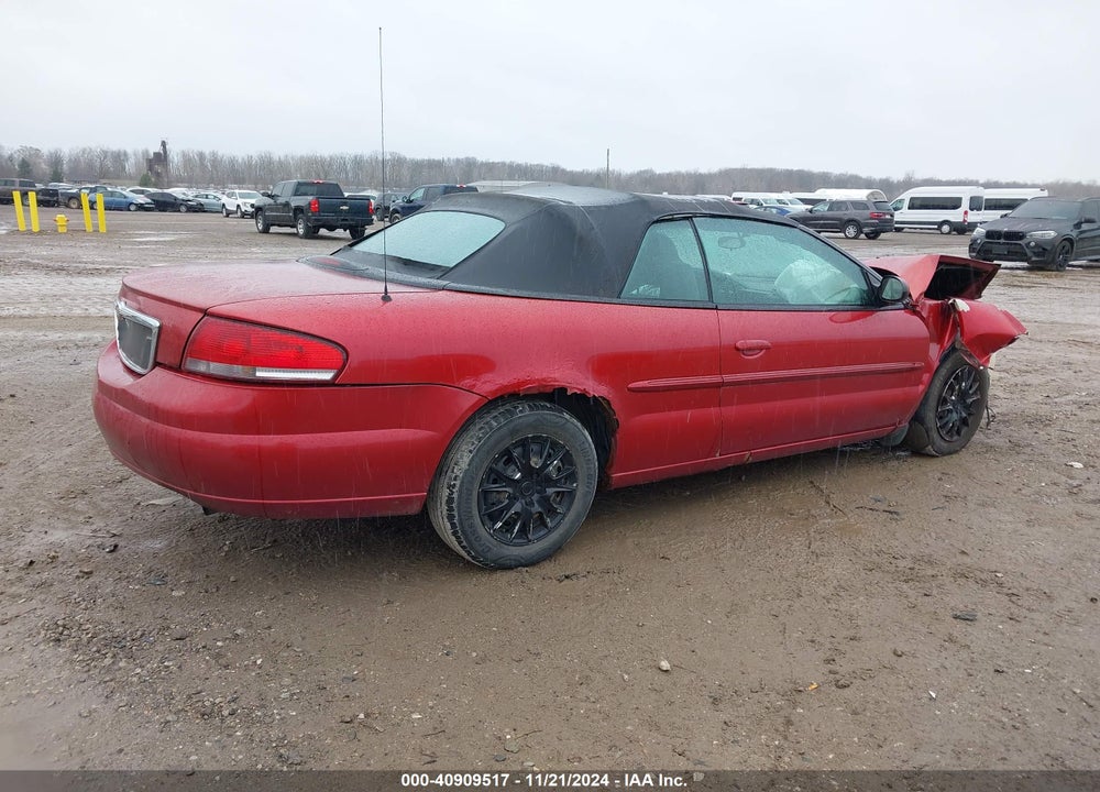 2006 CHRYSLER SEBRING VIN: 1C3EL45X26N249619
