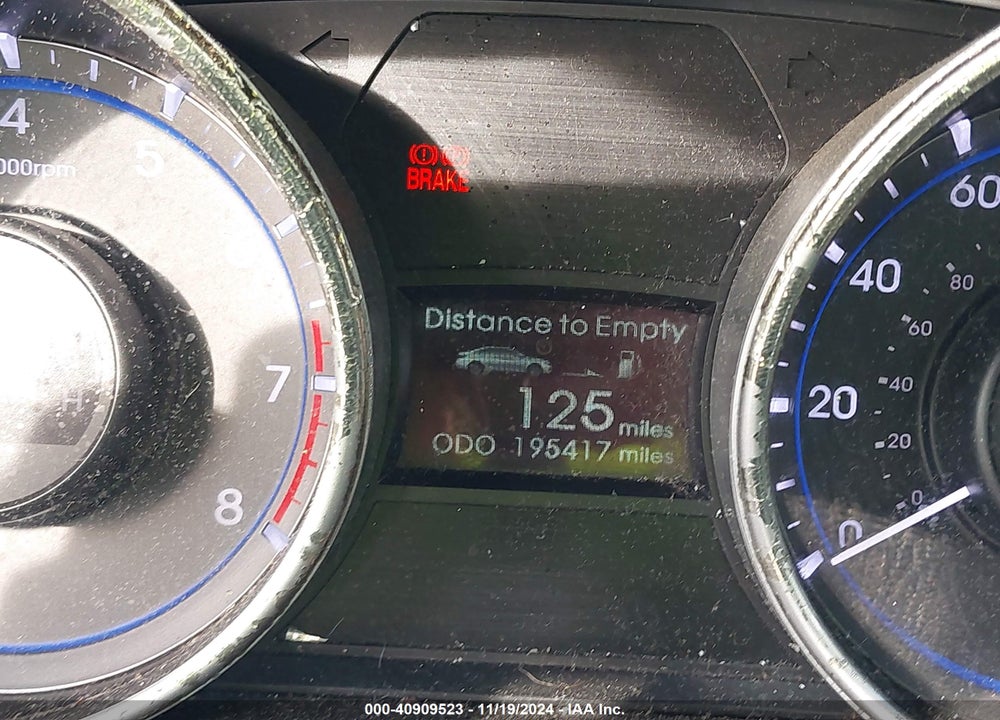 2012 HYUNDAI SONATA SE VIN: 5NPEC4AC0CH441096