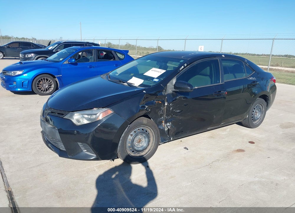 2014 TOYOTA COROLLA LE VIN: 5YFBURHE8EP176275