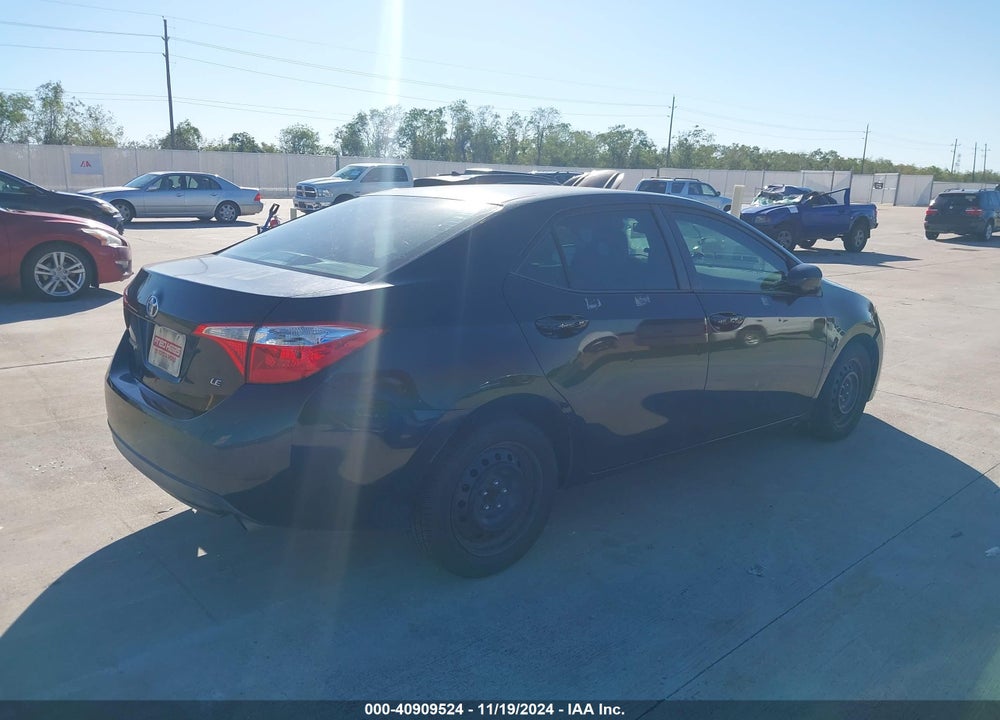 2014 TOYOTA COROLLA LE VIN: 5YFBURHE8EP176275