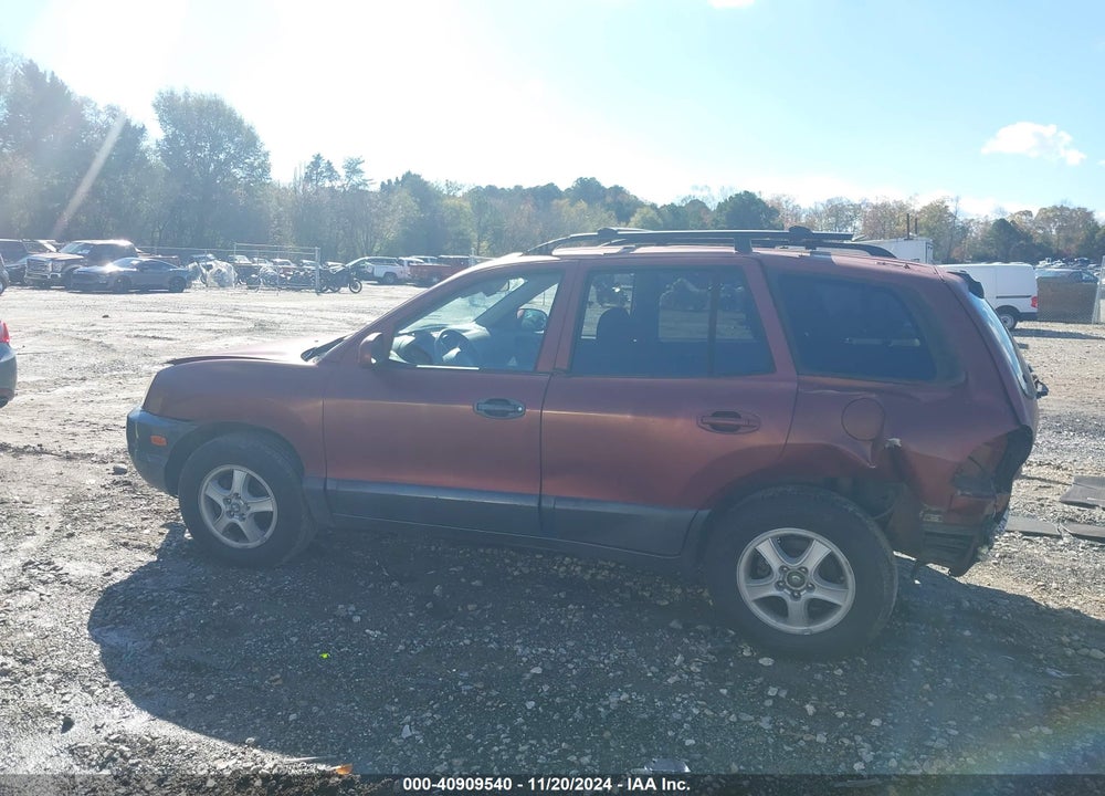 2004 HYUNDAI SANTA FE GLS VIN: KM8SC13D54U586581