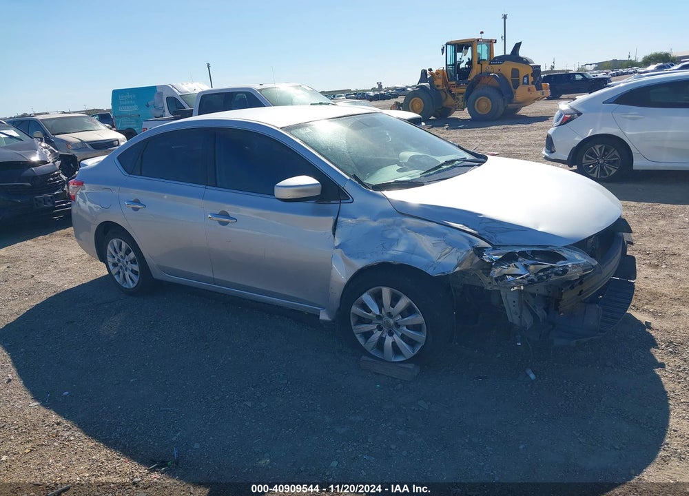 2015 NISSAN SENTRA S VIN: 3N1AB7AP8FY249926
