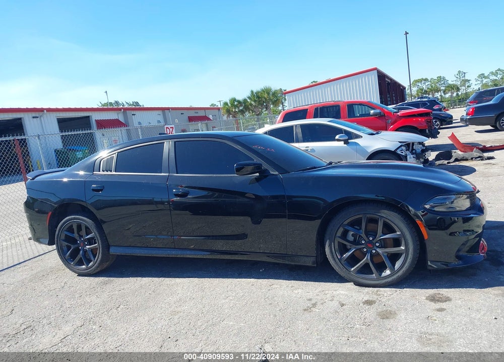 2022 DODGE CHARGER GT RWD VIN: 2C3CDXHG7NH198000