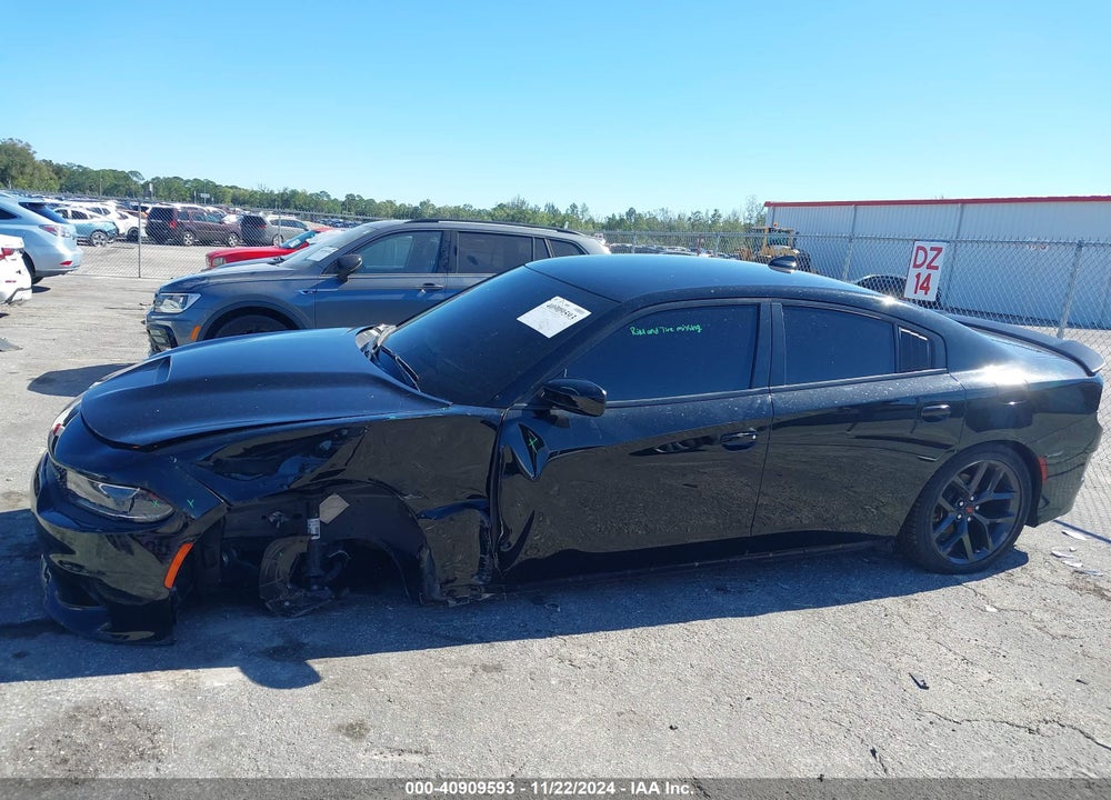 2022 DODGE CHARGER GT RWD VIN: 2C3CDXHG7NH198000