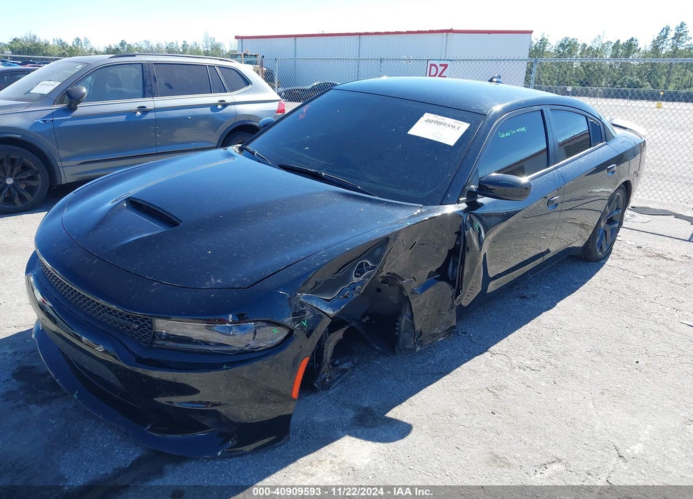2022 DODGE CHARGER GT RWD VIN: 2C3CDXHG7NH198000