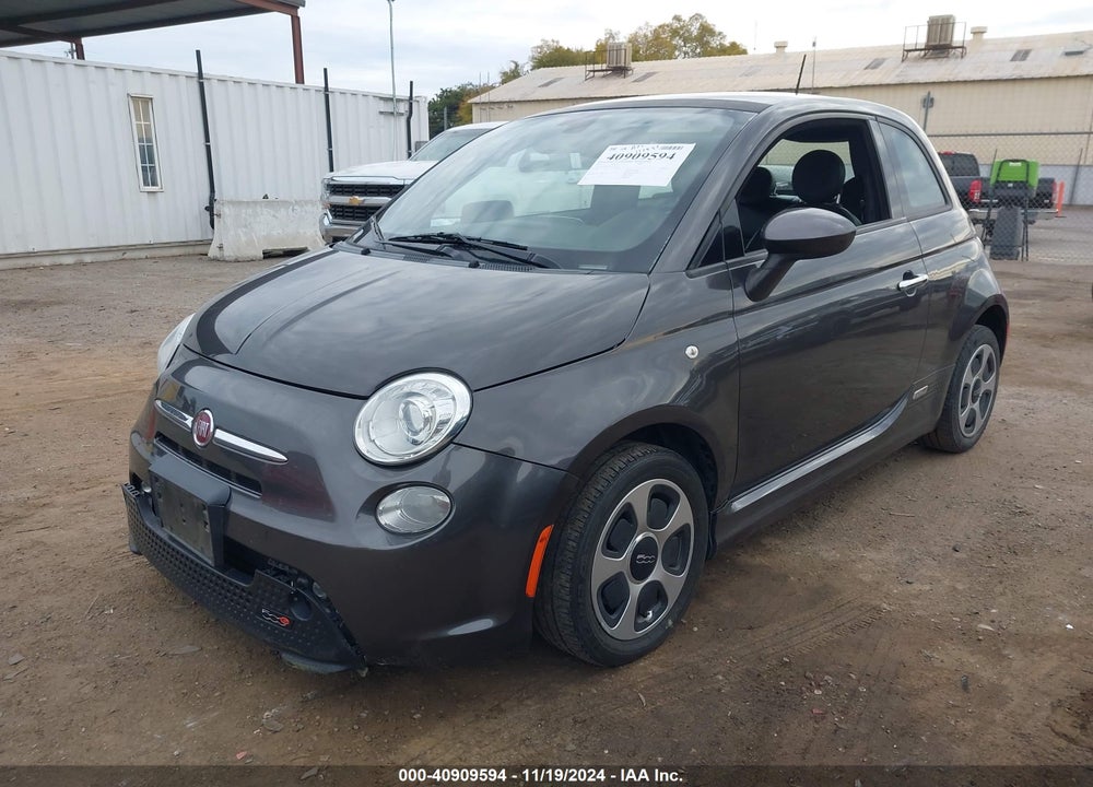 2016 FIAT 500E BATTERY ELECTRIC VIN: 3C3CFFGE5GT113783