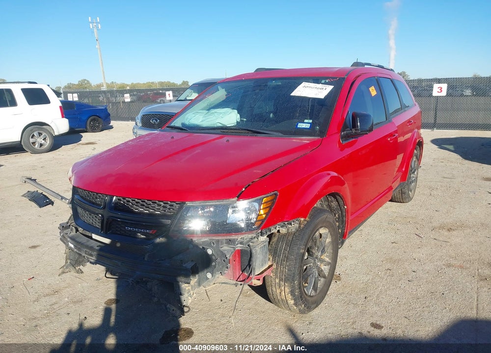 2019 DODGE JOURNEY SE VIN: 3C4PDCBB1KT860384
