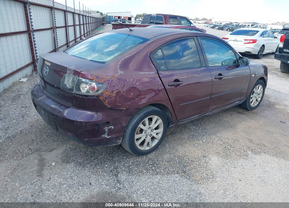 2008 MAZDA 3 I VIN: JM1BK12F381871362