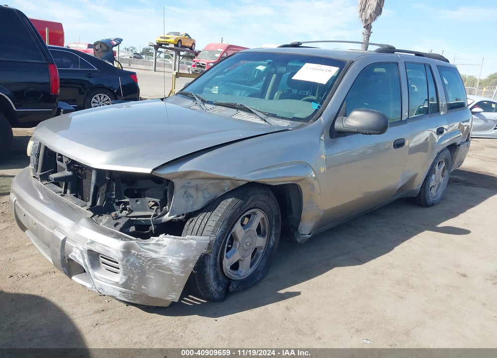 2002 CHEVROLET TRAILBLAZER LS VIN: 1GNDS13S022452494