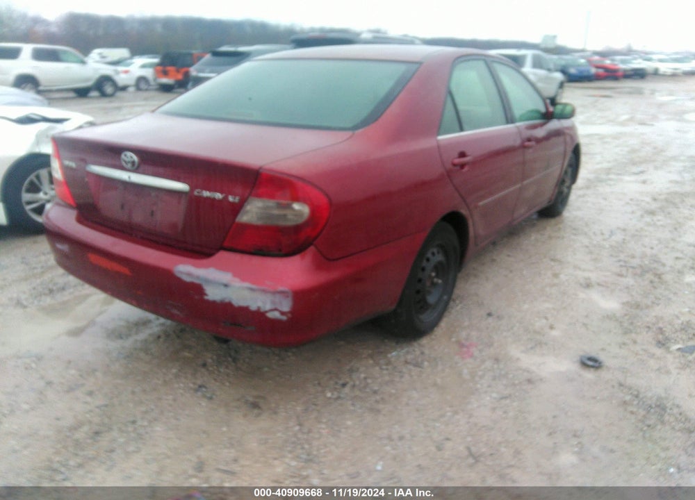 2004 TOYOTA CAMRY XLE VIN: 4T1BE30K54U328280