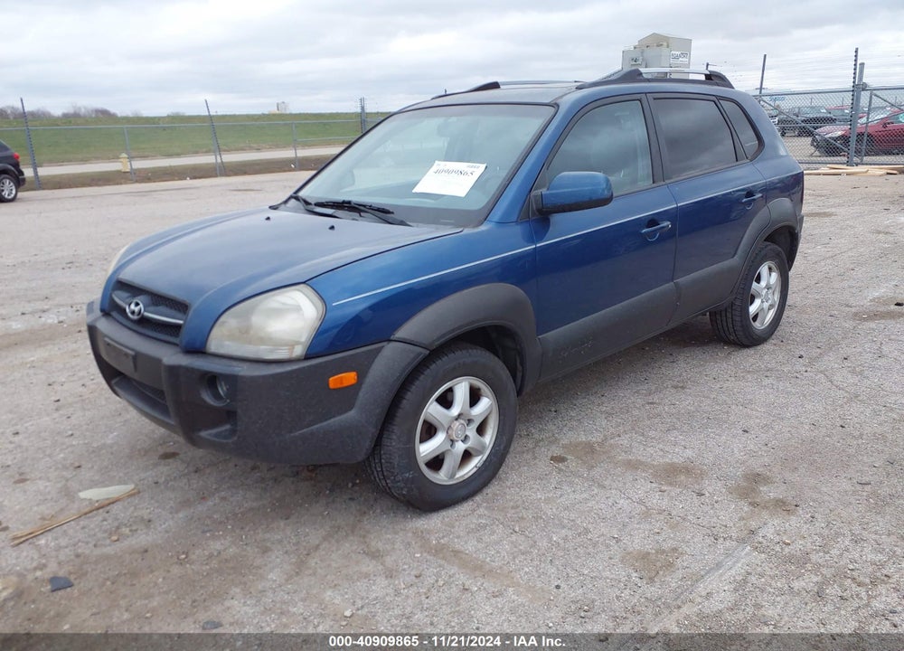 2005 HYUNDAI TUCSON GLS/LX VIN: KM8JN12D75U145219