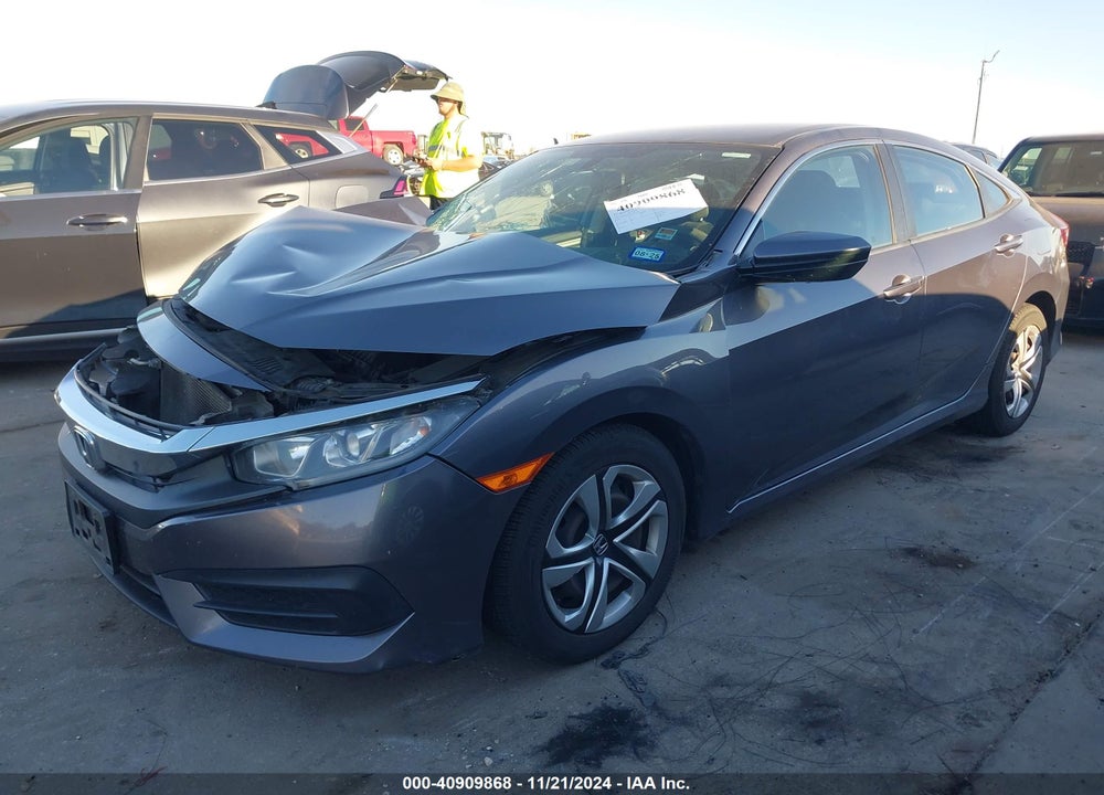 2017 HONDA CIVIC LX VIN: 19XFC2F55HE001700