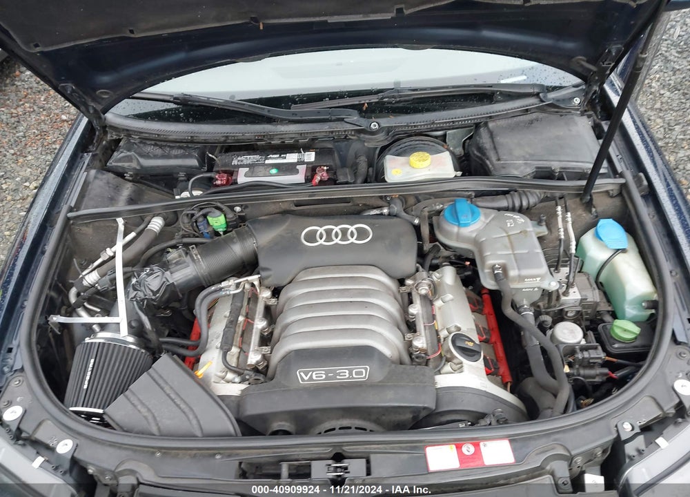2003 AUDI A4 3.0 VIN: WAUAT48H53K010297