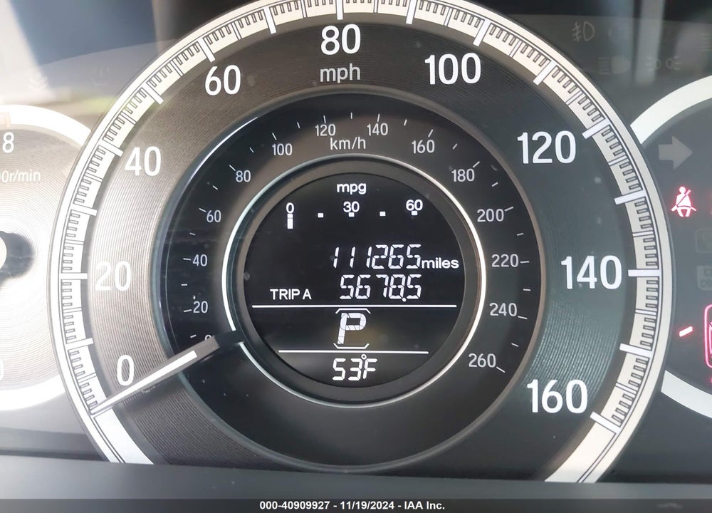 2016 HONDA ACCORD EX-L VIN: 1HGCR2F87GA107466