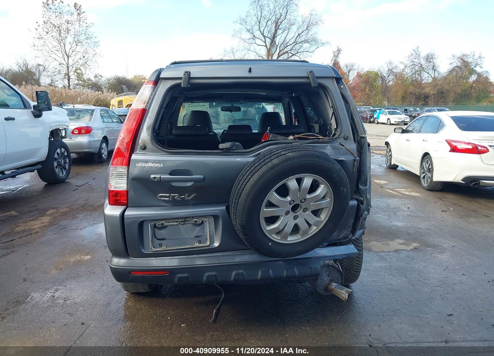 2006 HONDA CR-V SE VIN: SHSRD78936U428381