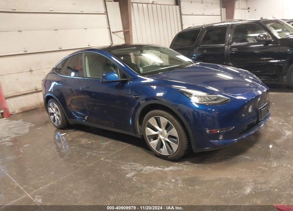2021 TESLA MODEL Y LONG RANGE DUAL MOTOR ALL-WHEEL DRIVE VIN: 5YJYGDEE0MF105106