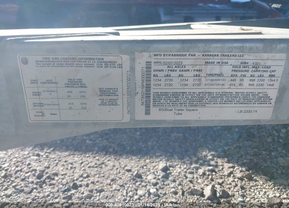 2023 CRESTLINER OTHER VIN: CRC10669B323
