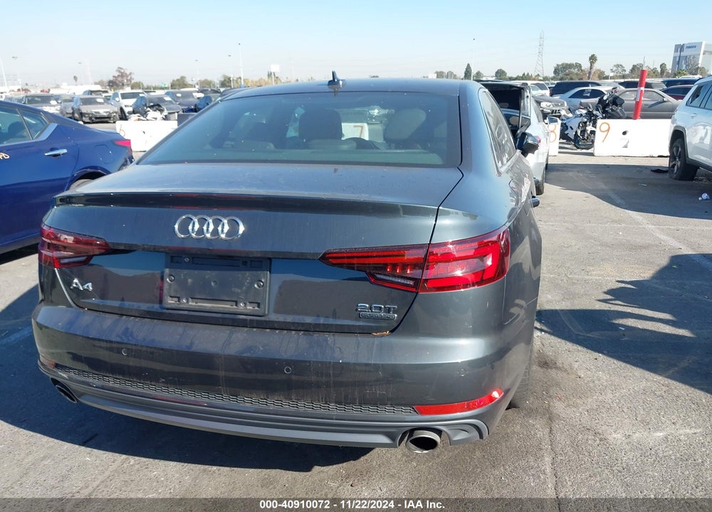 2018 AUDI A4 2.0T PREMIUM/2.0T TECH PREMIUM VIN: WAUENAF44JA151424