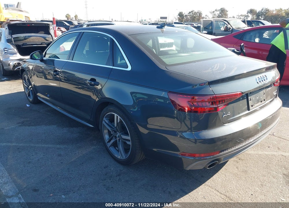 2018 AUDI A4 2.0T PREMIUM/2.0T TECH PREMIUM VIN: WAUENAF44JA151424