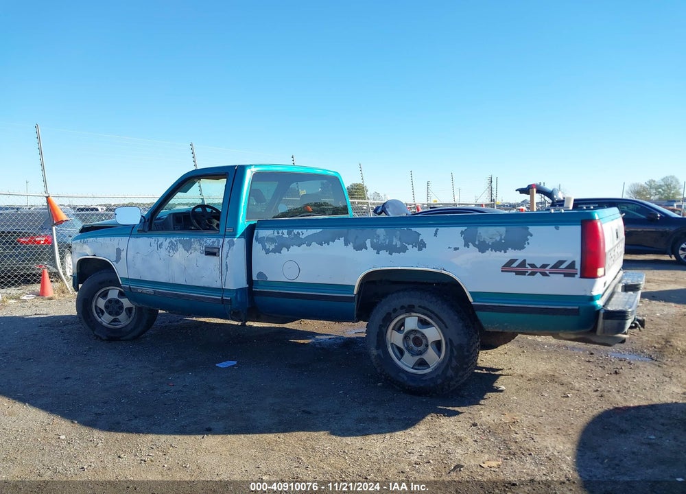 1993 CHEVROLET GMT-400 K1500 VIN: 1GCEK14K3PZ199679