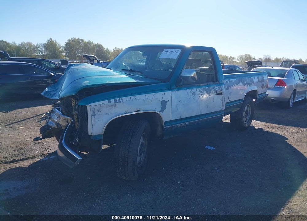 1993 CHEVROLET GMT-400 K1500 VIN: 1GCEK14K3PZ199679