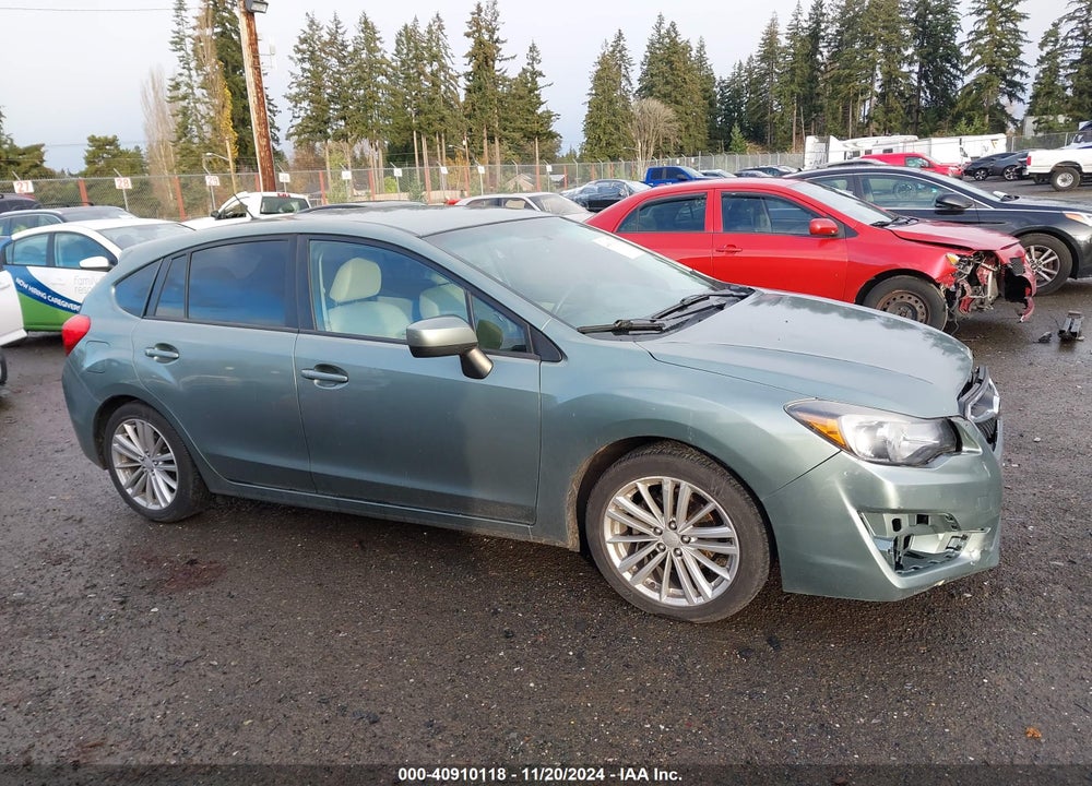 2015 SUBARU IMPREZA VIN: JF1GPAC62FH241378
