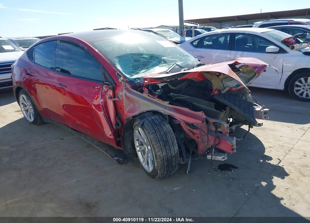 2020 TESLA MODEL Y LONG RANGE DUAL MOTOR ALL-WHEEL DRIVE VIN: 5YJYGDEE1LF049708
